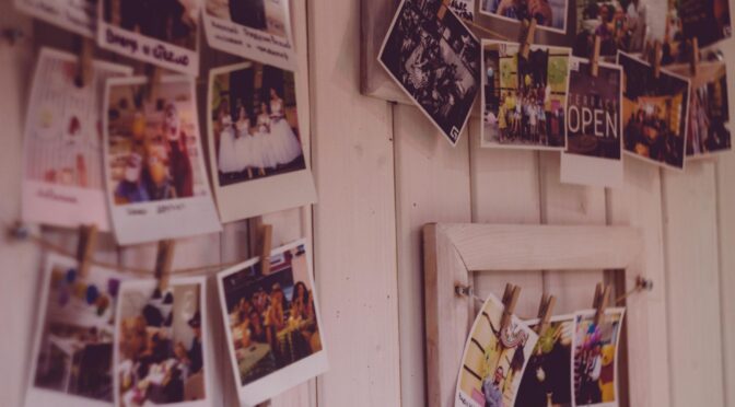 photos on wall