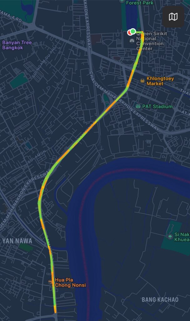 12 August Half Marathon 2024 10k Heat Map