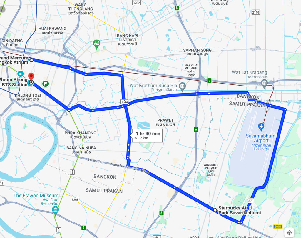 Sukhumvit to Suvarnabhumi Loop