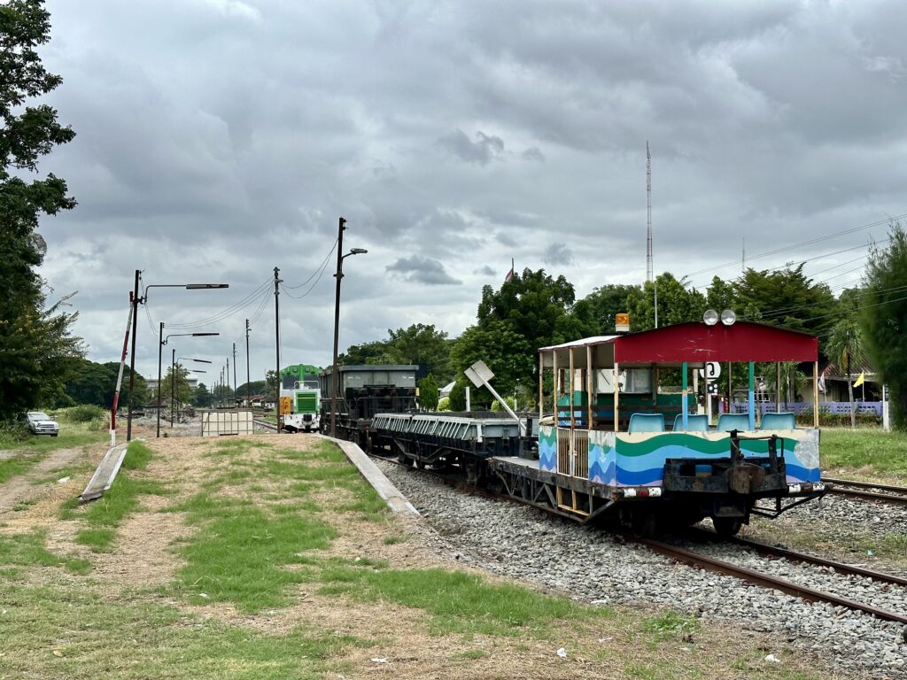 A funny train at Kanchanaburi