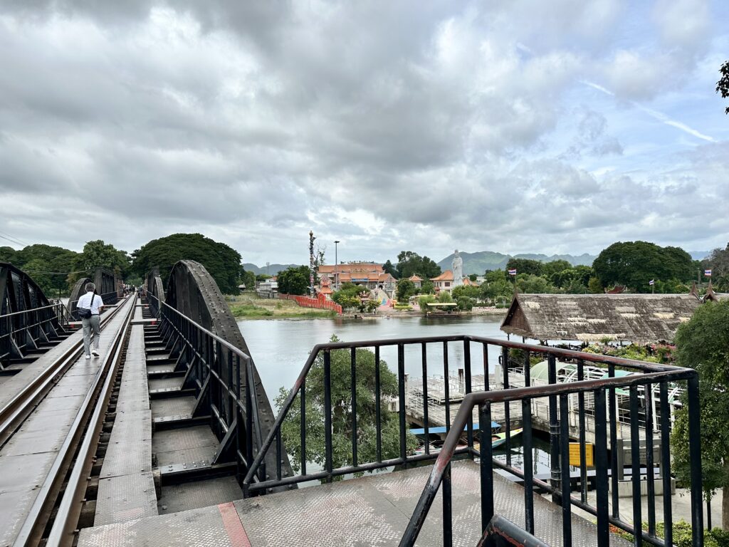 River Khwae from the bridge, Kanchanaburi