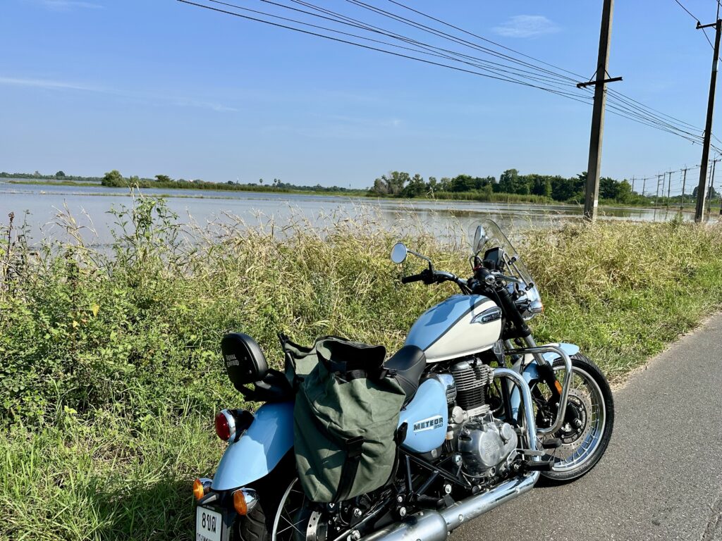 Next to a lake on highway 3481