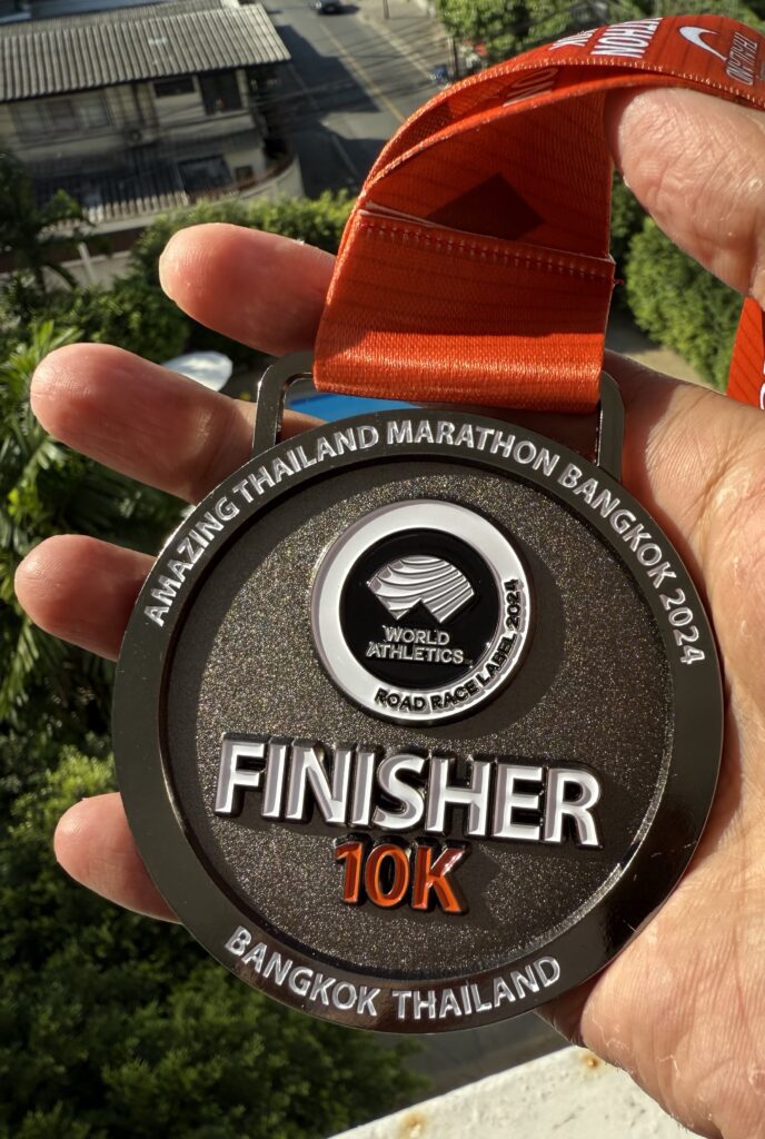 Amazing Thailand Marathon Bangkok 10k Finisher medal