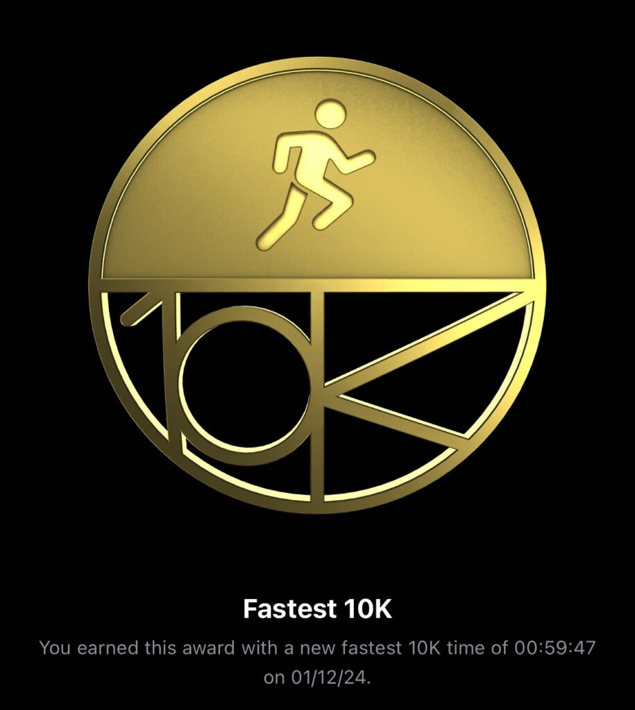 First sub 1 hour 10k