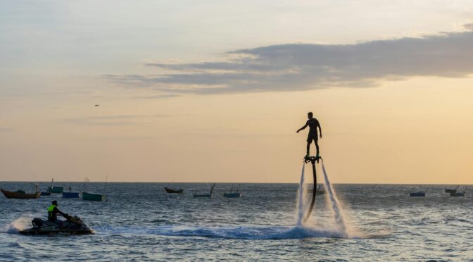 man on flyboard