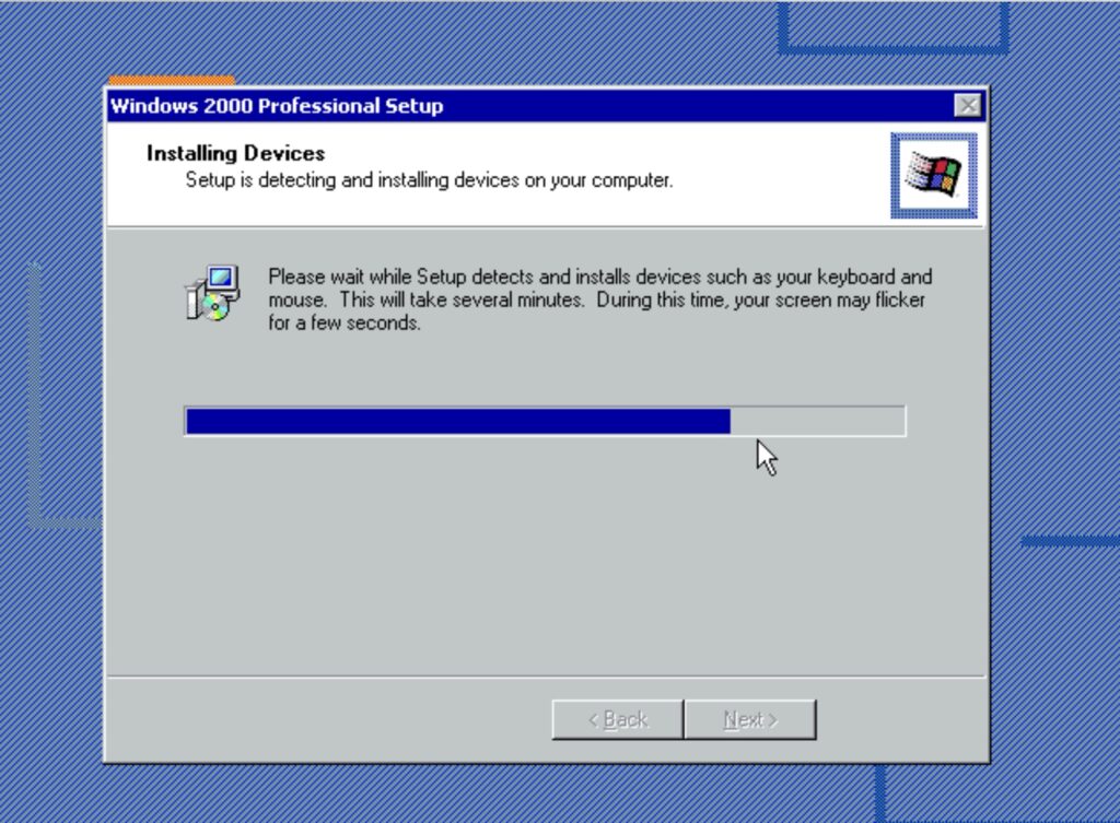 Windows 2000 Professional Setup: Installing Devices