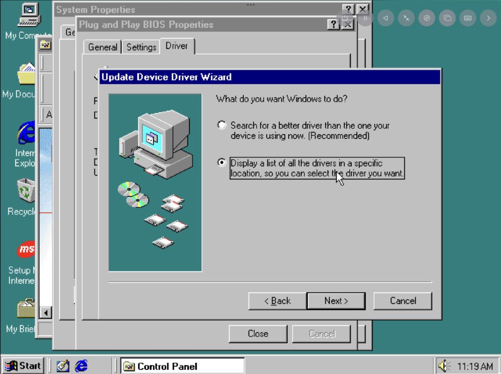 Display a list of all the drivers