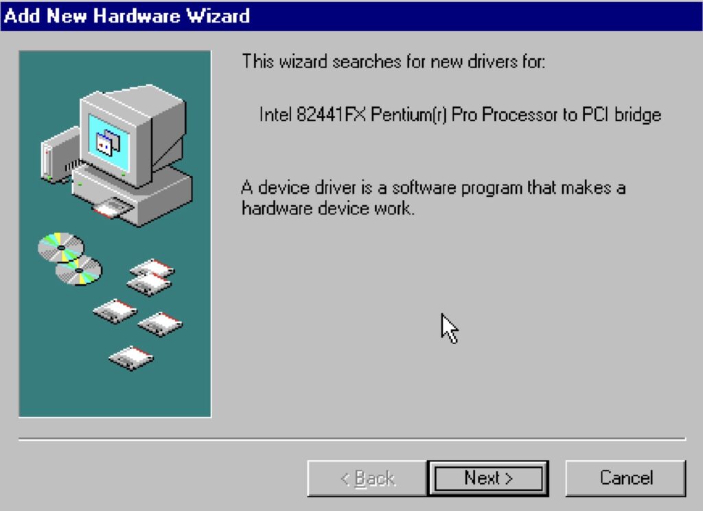 Intel 82441FX Pentium(r) Pro Processor to PCI Bridge