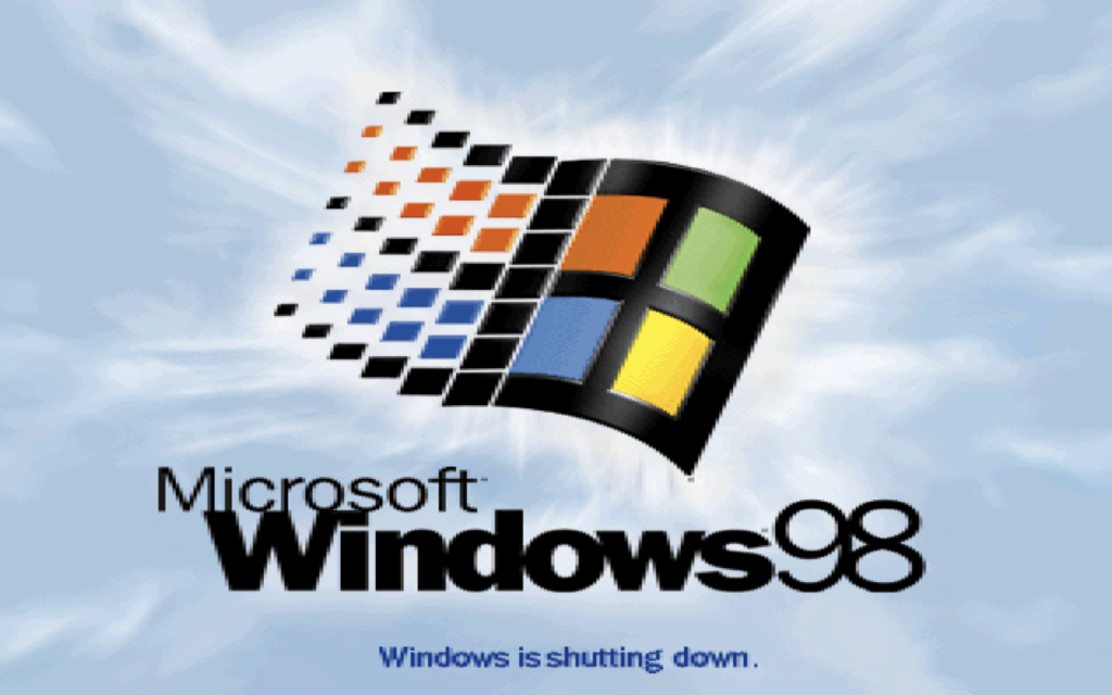 Microsoft Windows 98: Windows is shutting down