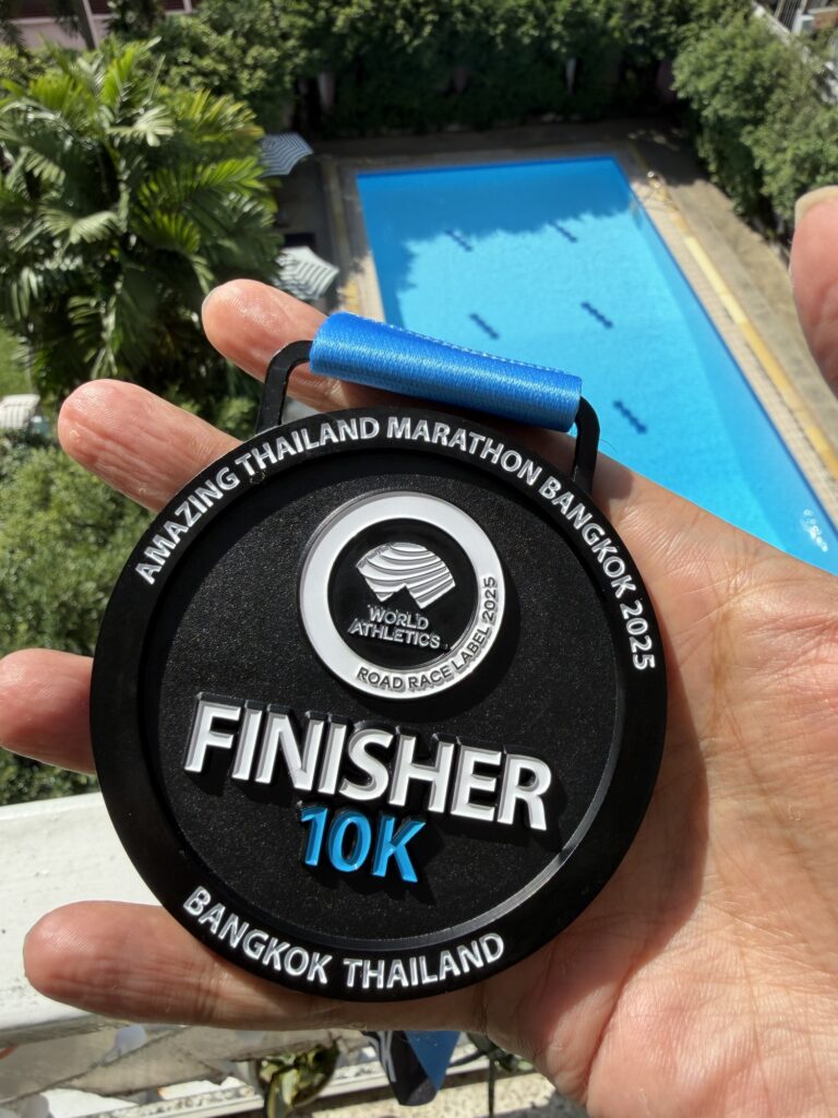 Amazing Thailand Marathon 2025 10k finisher medal
