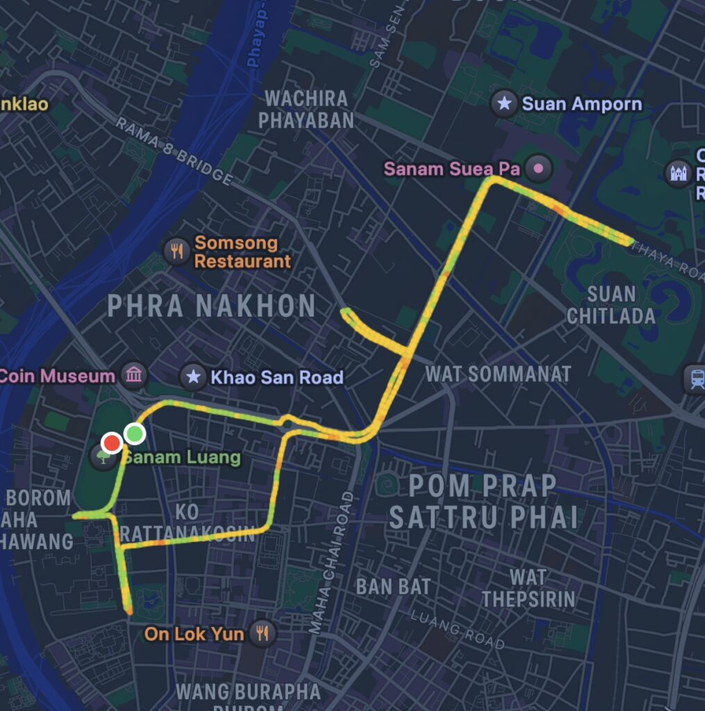 Amazing Thailand Marathon Bangkok 2025 Route Map