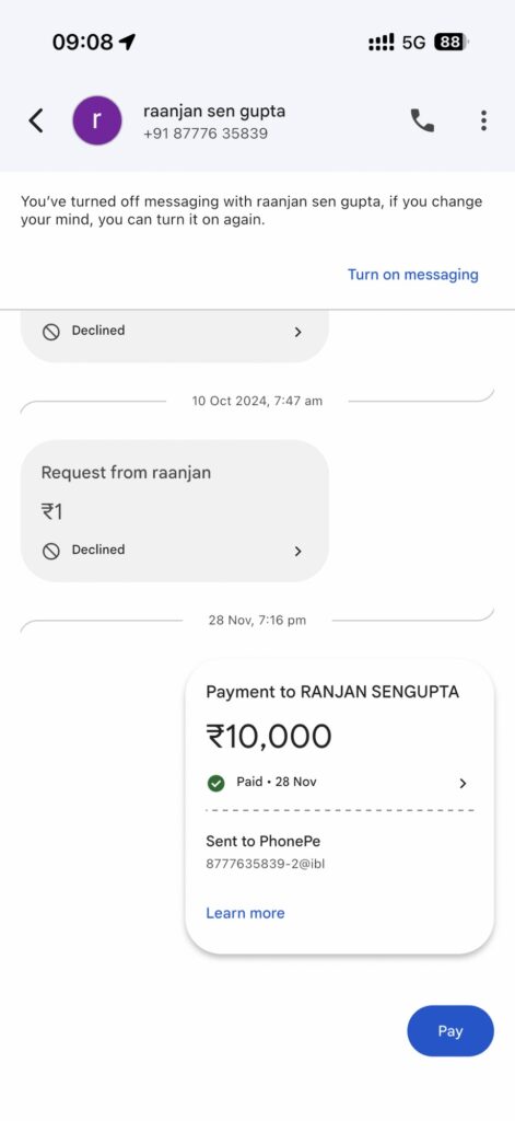 Paid Bhikhari Mama ₹10000, my mistake