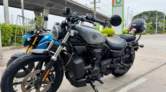 Harley-Davidson Nightster at Bangchak en-route to Bang Saen