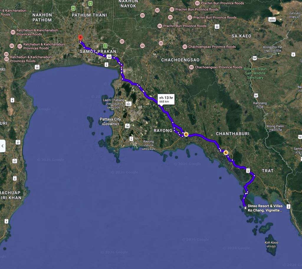 Phrom Phong to Koh Chang and back